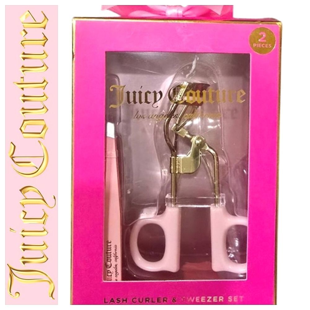 Juicy Couture Logo‎ Embossed Lash Curler & Tweezer Set